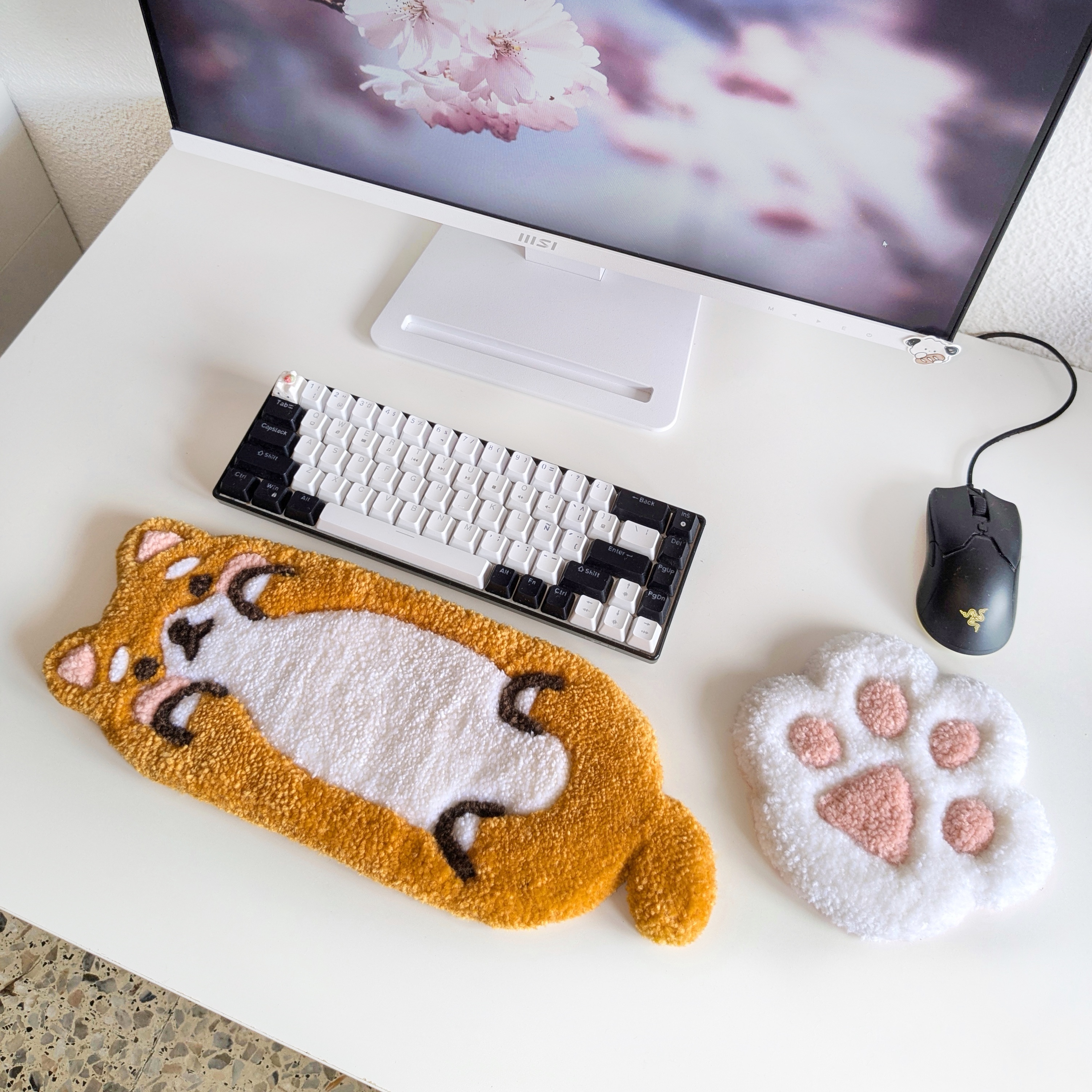 Alfombra Perrito teclado