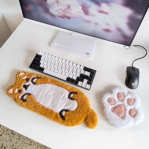 Alfombra Perrito teclado